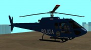 Eurocopter AS 550 Police D.F. для GTA San Andreas миниатюра 5