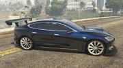 2014 Tesla Model S для GTA 5 миниатюра 7