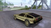 1981 Gold DeLorean DMC-12 для GTA San Andreas миниатюра 2