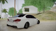 BMW M5 F10 Grey Demon for GTA San Andreas miniature 2