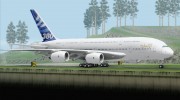 Airbus A380-800 F-WWDD Etihad Titles для GTA San Andreas миниатюра 5