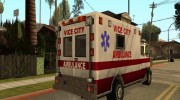 Ambulance from Vice City для GTA San Andreas миниатюра 4