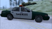 2010 Ford Crown Victoria Flint County Sheriffs Office for GTA San Andreas miniature 2