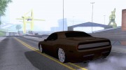 Dodge Challenger Socado Com Rotiform FIXA para GTA San Andreas miniatura 2