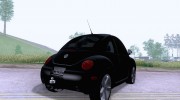 VW Beetle 2008 Edit para GTA San Andreas miniatura 3