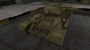Шкурка для T-34 в расскраске 4БО для World Of Tanks миниатюра 1