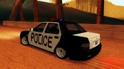 Lada Priora POLICE for GTA San Andreas miniature 3