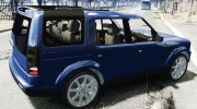 Land Rover Discovery 4 2011 para GTA 4 miniatura 5