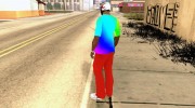 Футболка Радуга para GTA San Andreas miniatura 3