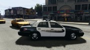 Ford Crown Victoria Massachusetts State East Bridgewater Police para GTA 4 miniatura 5