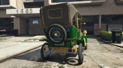 Ford T 1910 Passenger Open Touring Car for GTA 5 miniature 6