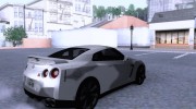 Nissan GT-R35 v1 для GTA San Andreas миниатюра 2