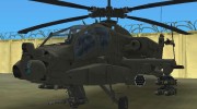 AH-64A Apache для GTA Vice City миниатюра 1