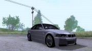 BMW E46 M3 CSL - Stock para GTA San Andreas miniatura 6