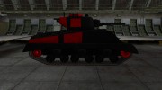 Черно-красные зоны пробития M4A3E2 Sherman Jumbo для World Of Tanks миниатюра 5