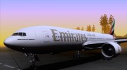 Boeing 777-21HLR Emirates для GTA San Andreas миниатюра 8