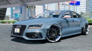 Audi RS7 X-UK v1.1 for GTA 5 miniature 5