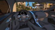 2017 Bugatti Chiron 1.0 для GTA 5 миниатюра 6