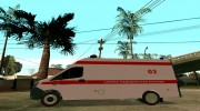 Газель Next Скорая Помощь для GTA San Andreas миниатюра 3