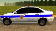Ford Focus Полиция para GTA San Andreas miniatura 2