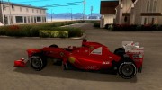 Ferrari Scuderia F2012 for GTA San Andreas miniature 2