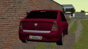 Dacia Logan 2008 GrayEdit for GTA San Andreas miniature 5