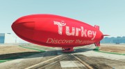 Turkey discover the potential - Blimp para GTA 5 miniatura 1