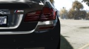 BMW M5 F10 2012 para GTA 4 miniatura 14