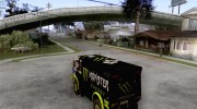 КамАЗ 4911 Мастер Monster Energy для GTA San Andreas миниатюра 3