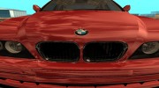 BMW 530d Red Black para GTA San Andreas miniatura 8