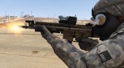 FN Scar-L Scoped (Animated) para GTA 5 miniatura 2