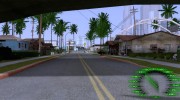 Зелёный прозрачный спидометр для GTA San Andreas миниатюра 1