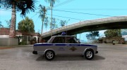 ВАЗ 2107 ППС Арзамаса для GTA San Andreas миниатюра 5