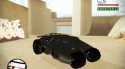 Tumbler Batmobile 2.0 для GTA San Andreas миниатюра 1