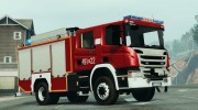 Scania P360 Firetruck для GTA 5 миниатюра 1