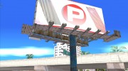 Анимированный рекламный щит PASTENT.TV для GTA San Andreas миниатюра 10
