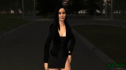 Black Dressed Girl para GTA San Andreas miniatura 1