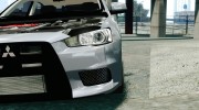 Mitsubishi Lancer Evolution X для GTA 4 миниатюра 13