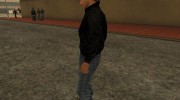 Vitos Black Renegade Jacket from Mafia II для GTA San Andreas миниатюра 3