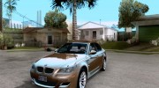BMW M5 E60 2009 v2 для GTA San Andreas миниатюра 1