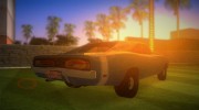 Dodge Charger 1967 для GTA Vice City миниатюра 3