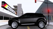 Land Rover Range Rover Evoque v1.0 для GTA San Andreas миниатюра 2