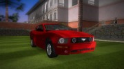 Ford Mustang GT 2005 for GTA Vice City miniature 3