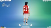 Форма футбольного клуба Arsenal для Sims 4 миниатюра 6