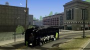 Monster Energy bus by YaroSLAV para GTA San Andreas miniatura 1