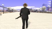 Skin GTA V Online в Ковбойской шляпе para GTA San Andreas miniatura 7