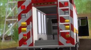 Pierce Commercial SACFD Rescue Unit для GTA San Andreas миниатюра 10