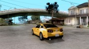 Ford Mustang GT V6 2011 для GTA San Andreas миниатюра 3