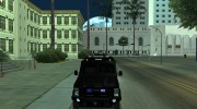 Black LSPD 2009 Lenco Bearcat для GTA San Andreas миниатюра 3