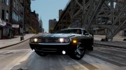 Dodge Challenger Unmarked Police Car для GTA 4 миниатюра 3